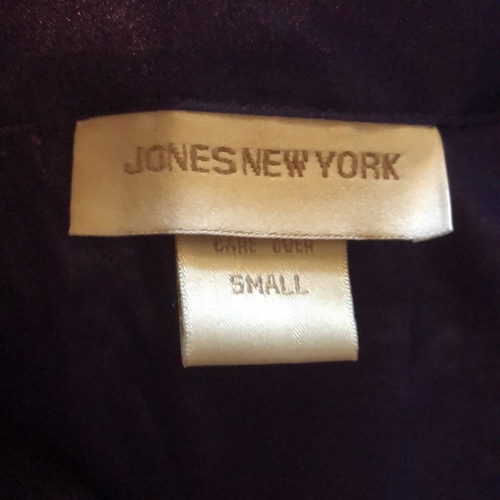 Purple Satiny Sleep Shirt - Picture 2 of 3